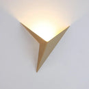 Minimalist gold circular led indoor wall lamp bedroom sconce