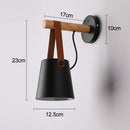 Minimalist gold circular led indoor wall lamp bedroom sconce