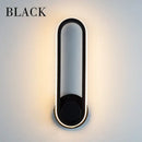 Modern minimalist white led indoor wall sconce bedroom light