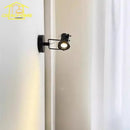 DecorBites™ LED Industrial Bedroom Wall Lamp Black/Nickel Mounted Studio Cafe Background