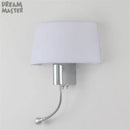 DecorBites™ LED Industrial Gooseneck Wall Sconce for Bedroom Reading and Hotel
