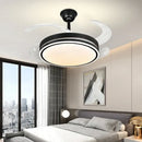 Modern led invisible fan lamp for bedroom and living room