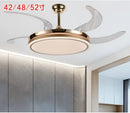 Modern led invisible fan lamp for bedroom and living room