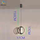 DecorBites™ LED Iron Art Small Chandelier for Bedroom Study Living Room Decor