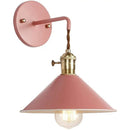 Vintage pastel wall light with brass fixture – bedroom led iron art