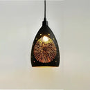 DecorBites™ LED Iron Cage Pendant Light - Modern Metal Fixture for Living Room and Restaurant