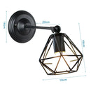 DecorBites™ LED Iron Cage Wall Light for Home Bedroom Kitchen Decor