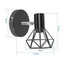 DecorBites™ LED Iron Cage Wall Light for Home Bedroom Kitchen Decor
