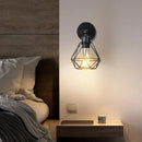 DecorBites™ LED Iron Cage Wall Light for Home Bedroom Kitchen Decor