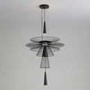 Modern golden flower iron pendant chandelier for dining room
