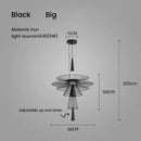Modern golden flower iron pendant chandelier for dining room