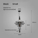 Modern golden flower iron pendant chandelier for dining room