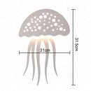 DecorBites™ LED Jellyfish Wall Lamp for Modern Indoor Decor, Nordic Bedside Sconce