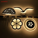 Modern led jellyfish wall sconce set for living room playful designs