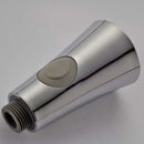 Modern gold led kitchen faucet spray head with teal nozzles