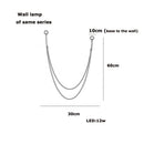 DecorBites™ LED Leather Belt Chandelier for Living Room