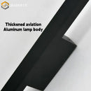 Modern black long wall lamp – living room led light fixture