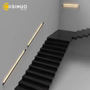Modern black led long wall lamp bedroom minimalist sconce