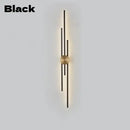 Modern black & gold led long wall lamp living room sconce