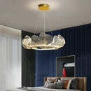 DecorBites™ LED Lotus Leaf Ceiling Chandeliers Modern Living Dining Room Pendant Light Fixtures