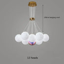 Decorbites led lunar ball cloud chandelier living room light