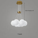 Decorbites led lunar ball cloud chandelier living room light