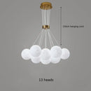 Decorbites led lunar ball cloud chandelier living room light