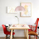 Modern pastel led macaron pendant light for bedroom and dining room