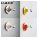 DecorBites™ LED Macaron Wall Lamp: Retro Colorful Bedroom Light, E27 Living Room Lighting