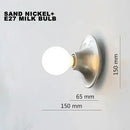 DecorBites™ LED Macaron Wall Lamp: Retro Colorful Bedroom Light, E27 Living Room Lighting