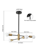 Black Magic Bean Chandelier