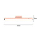 Minimalist white & black magnetic desk lamp bedroom reading light