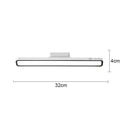 Minimalist white & black magnetic desk lamp bedroom reading light