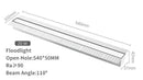 Modern silver and black led magnetic downlight living room linear spot