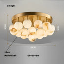 DecorBites™ LED Marble Balls Chandelier for Dinning Room
