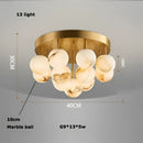 DecorBites™ LED Marble Balls Chandelier for Dinning Room
