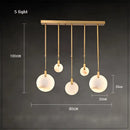 Modern led marble gold chandelier for living room