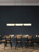 DecorBites™ LED Marble Hanging Lamps - White Alabaster
