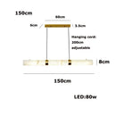 DecorBites™ LED Marble Hanging Lamps - White Alabaster