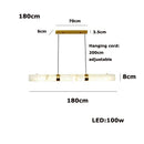 DecorBites™ LED Marble Hanging Lamps - White Alabaster