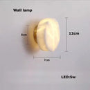 DecorBites™ LED Marble Hanging Lamps - White Alabaster