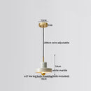 Modern black & white marble led pendant lamp for dining room