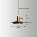 Modern black & white marble led pendant lamp for dining room