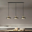 Modern black & white marble led pendant lamp for dining room