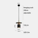 DecorBites™ LED Marble Stone Pendant Light for Dining Room