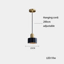 DecorBites™ LED Marble Stone Pendant Light for Dining Room