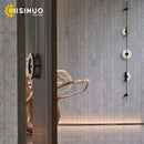 Minimalist black metal led marble wall lights living room sconces