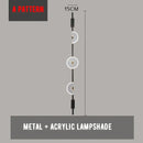 Minimalist black metal led marble wall lights living room sconces