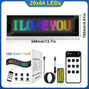 Programmable red & blue led matrix panel bedroom cartoon wall decor