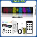 Programmable red & blue led matrix panel bedroom cartoon wall decor